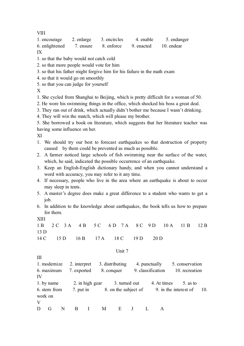 大学英语读写3课后答案第8页