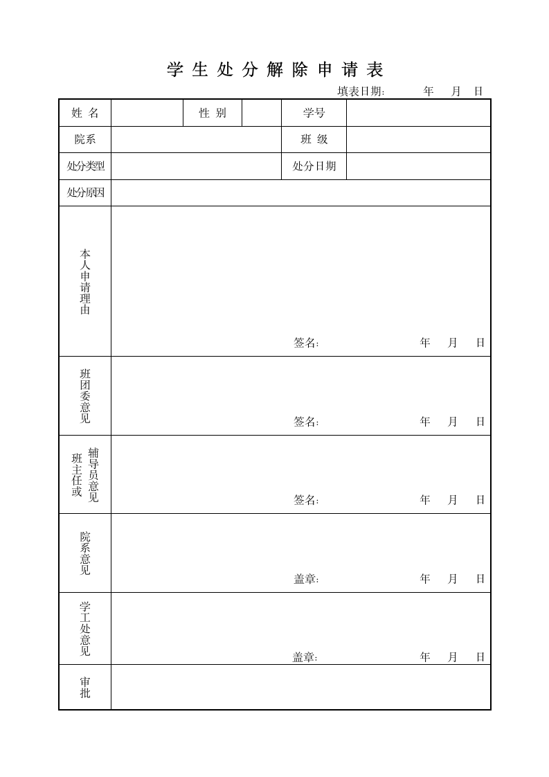 学生处分解除申请表.docx第1页