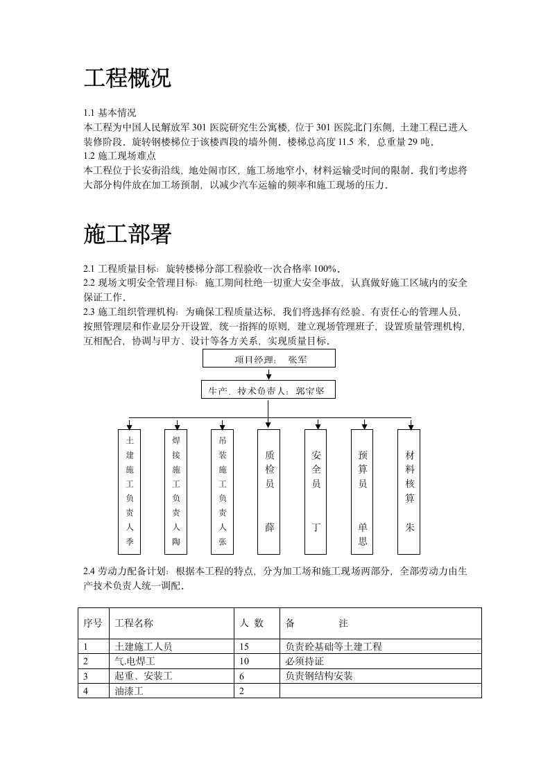 某医院旋转楼梯钢结构施工组织设计方案.doc第2页