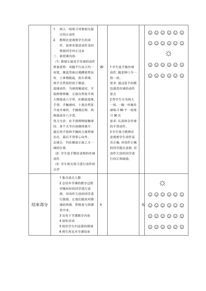 体育与健康人教六年级全一册排球教案.doc第2页