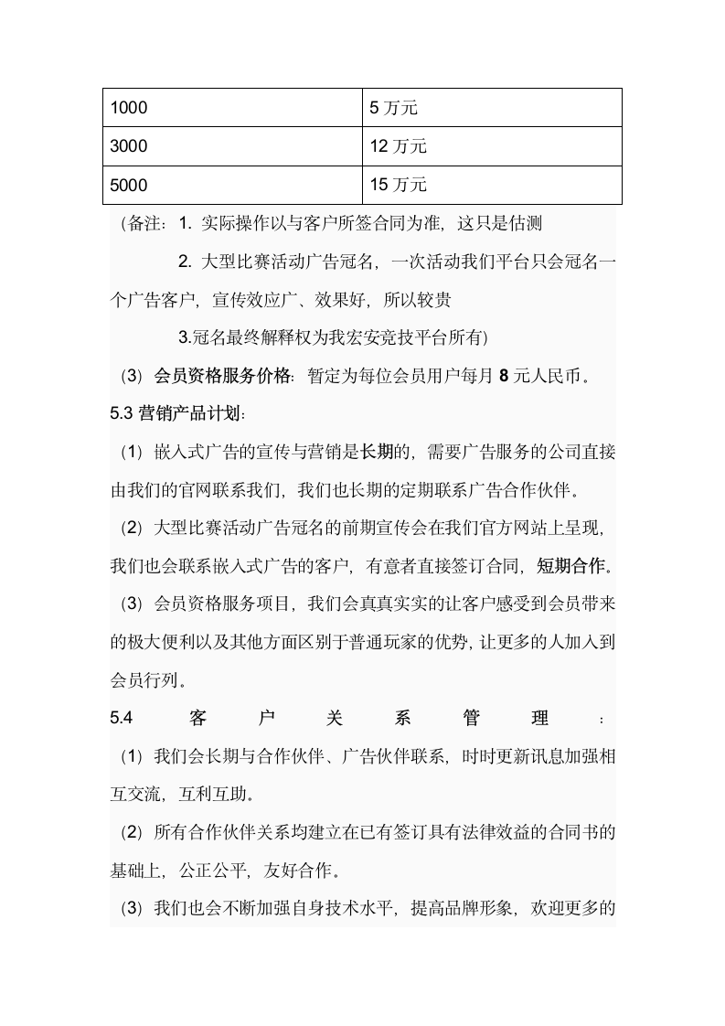 电子竞技对战平台商业计划书.docx第12页