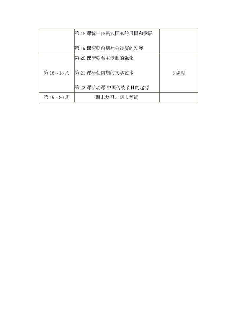 2023~2024年部编版七年级下册历史工作计划.doc第4页