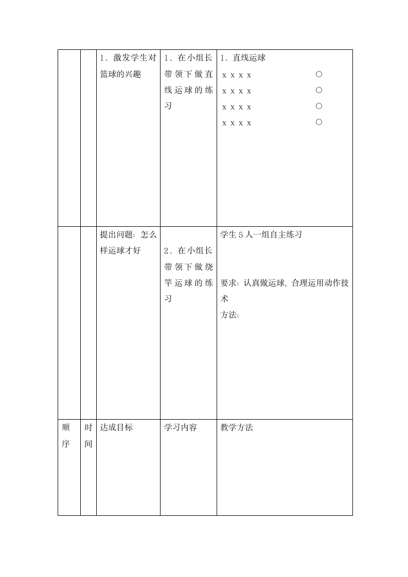 四年级体育教案-篮球运球 全国通用.doc第2页