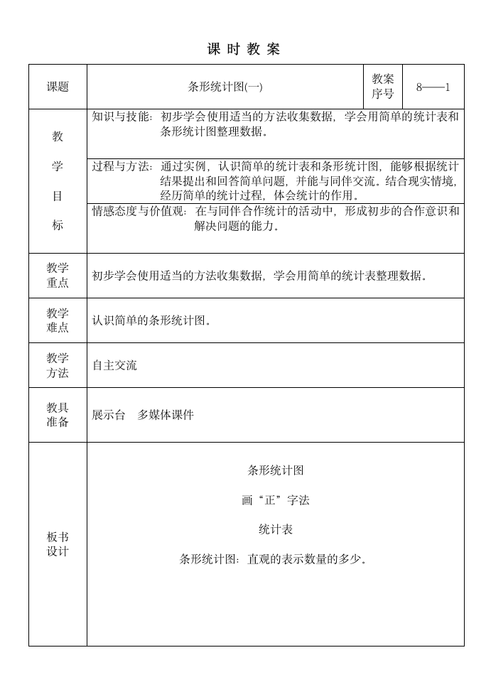 青岛版四年级数学上册第八单元教案.doc第2页