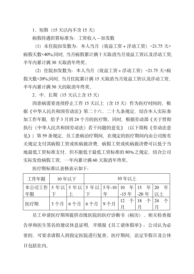 贵州XX产业投资管理有限公司考勤管理制度.doc第4页