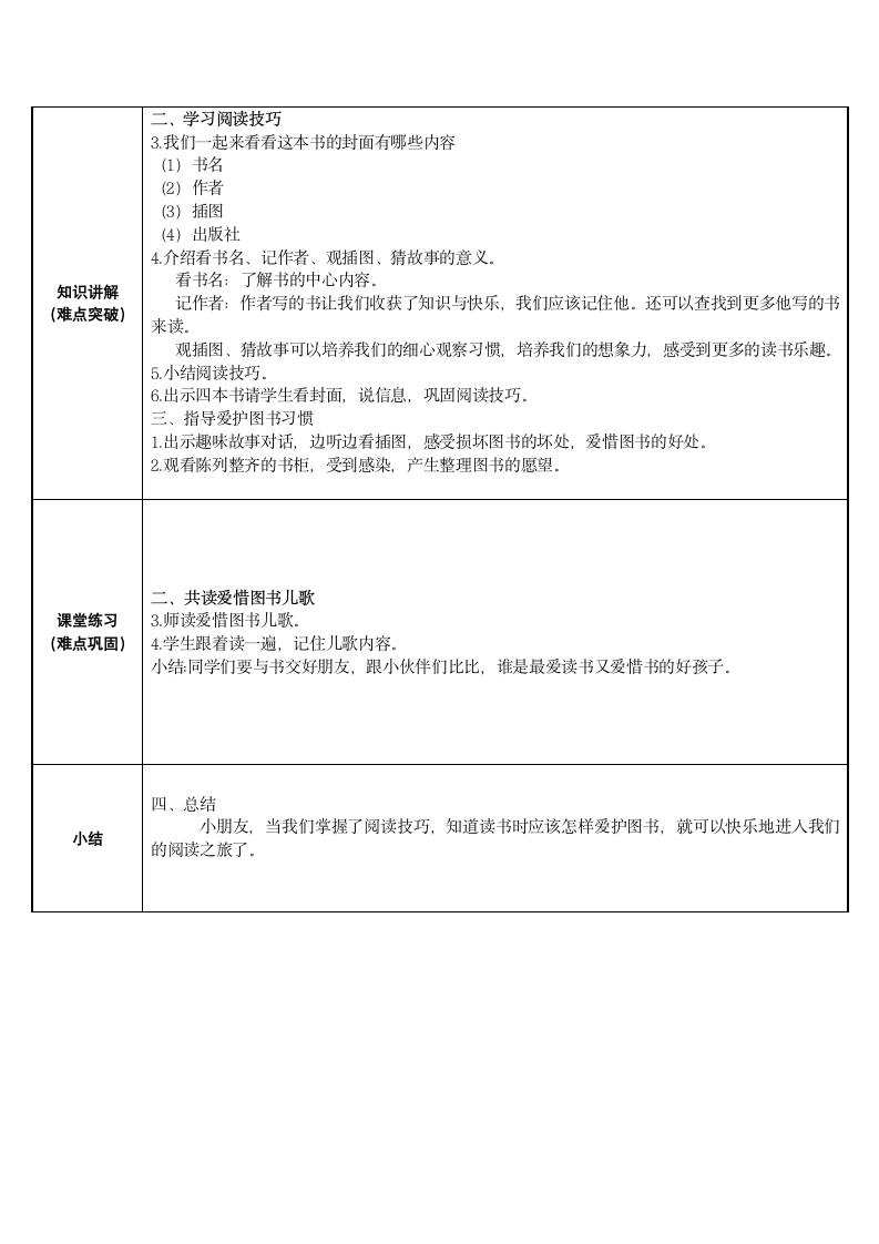 部编版语文二年级上册 快乐读书吧 (表格式教案).doc第2页