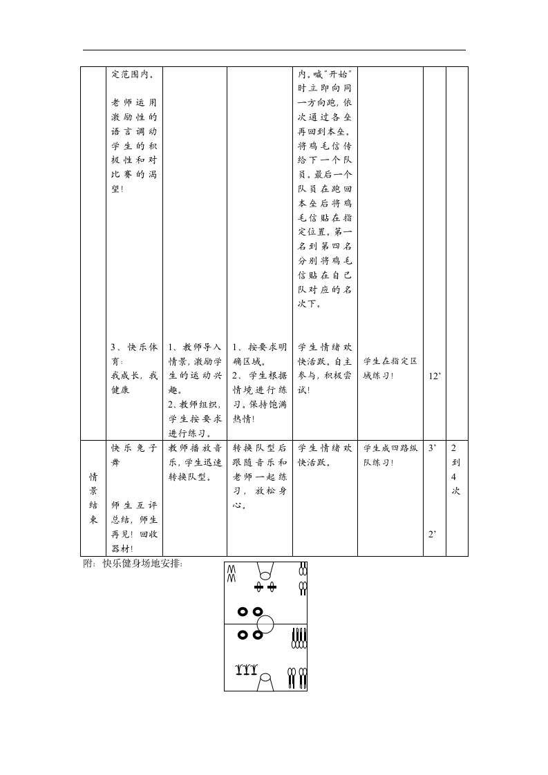 二年级下体育教案-快乐体育_通用版.doc第2页