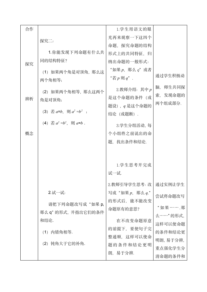 沪科版（2012）初中数学八年级上册 13.2 命题与证明 命题 教案.doc第4页