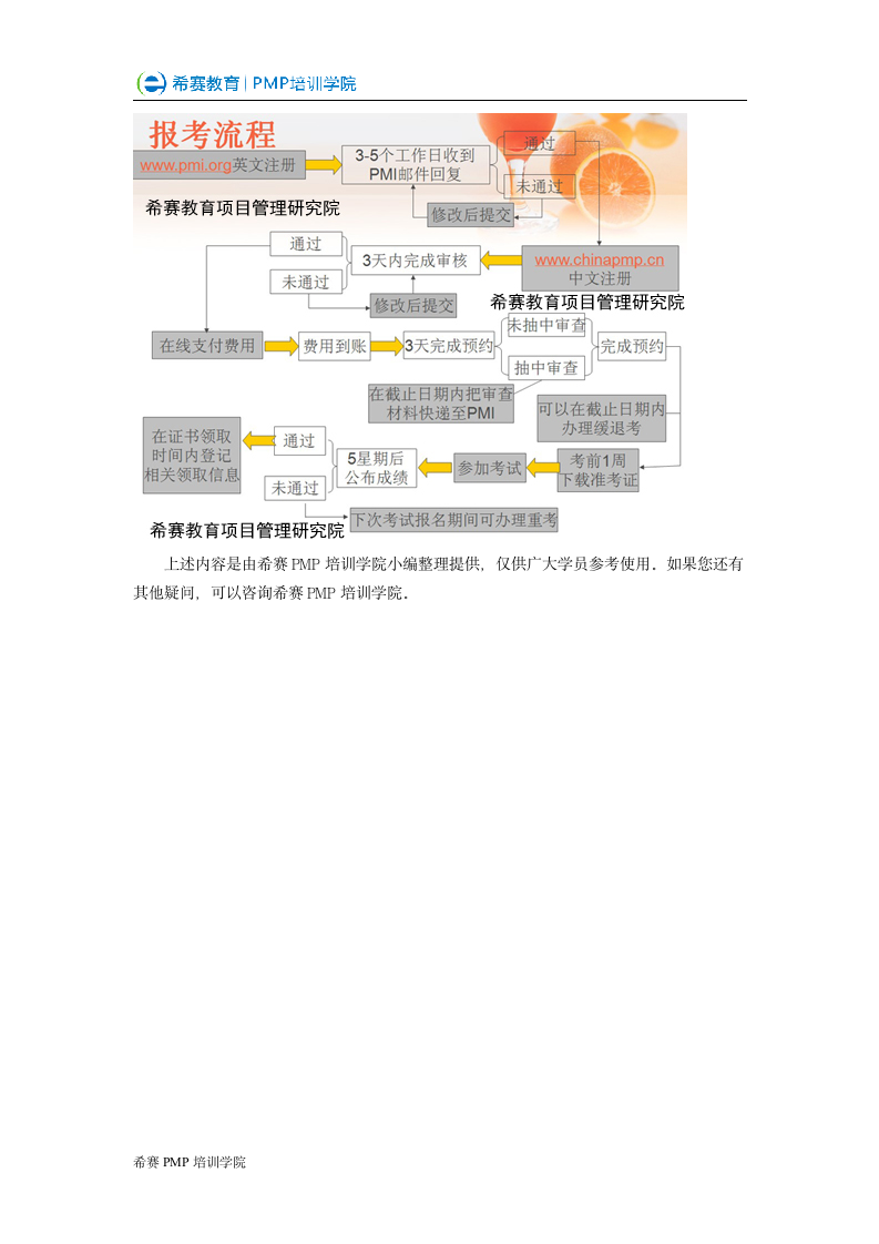 PMP考试报名资格说明第2页