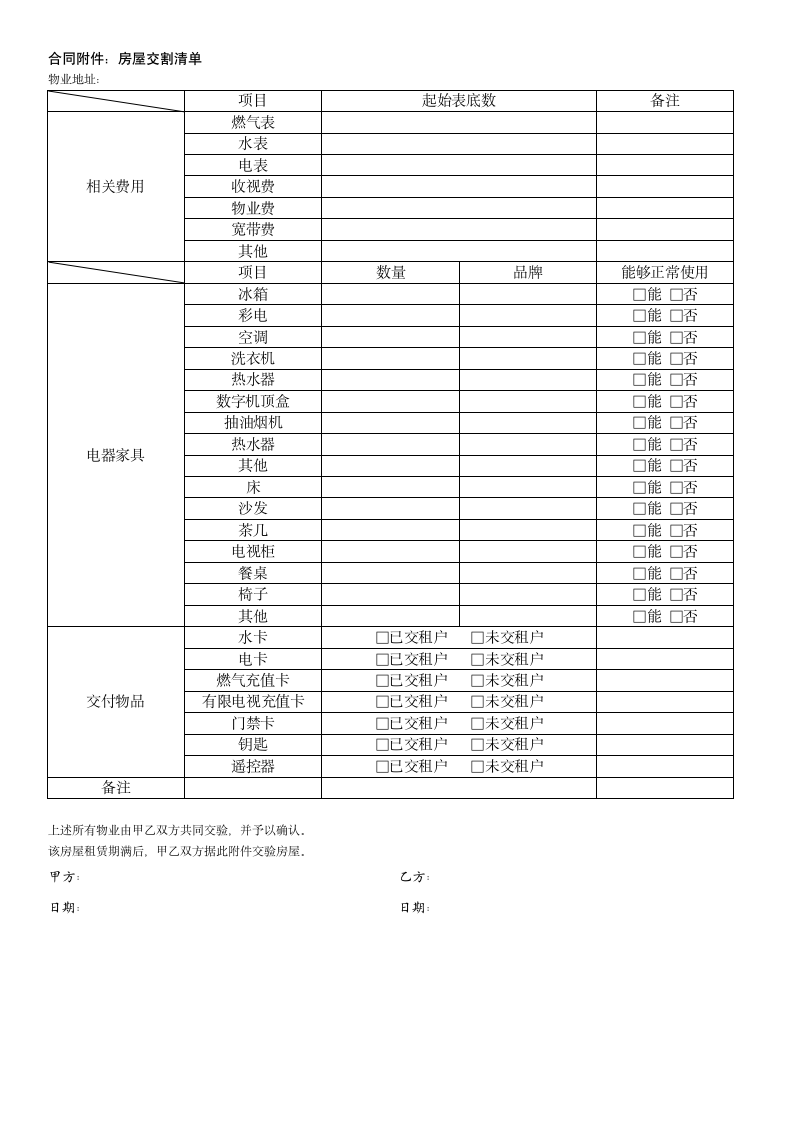 房屋出租合同范本含附件（精华版）.doc第4页