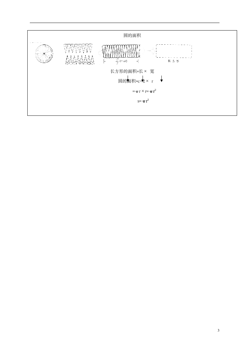 六年级数学上册 圆的面积教案 青岛版.doc第3页