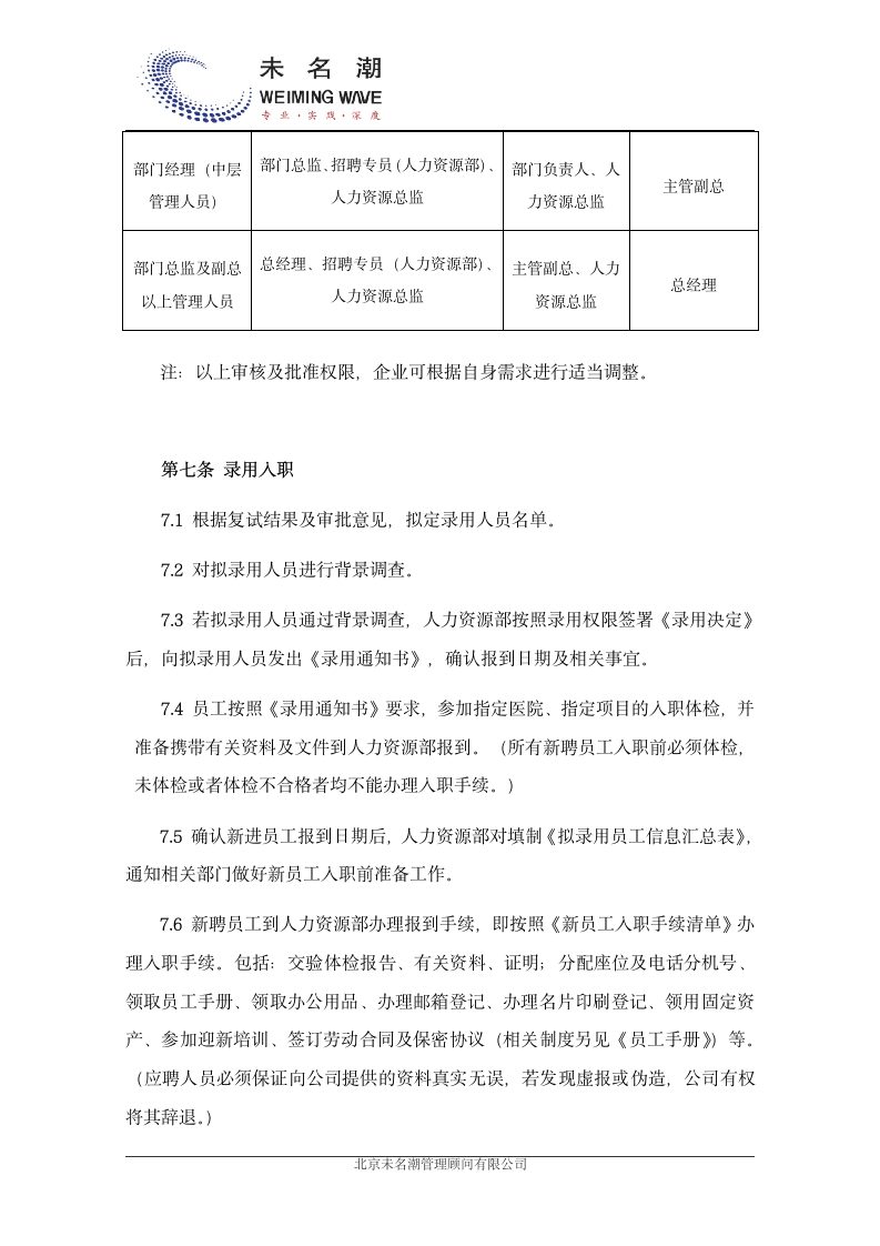 员工招聘管理制度范本.doc第6页