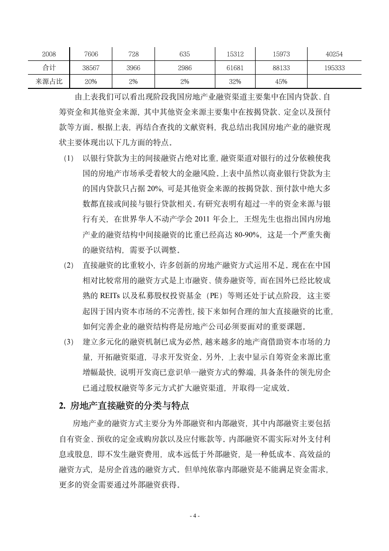 房地产企业外部融资方式的比较分析.doc第4页