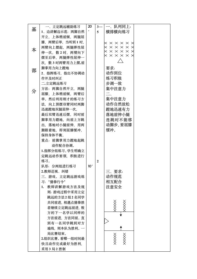 四年级体育教案 -  立定跳远  全国通用.doc第2页