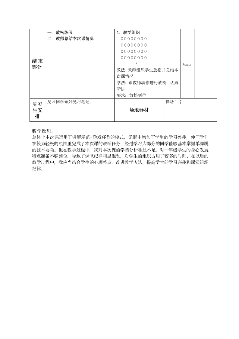 体育与健康人教1～2年级全一册单脚跳教案.doc第3页