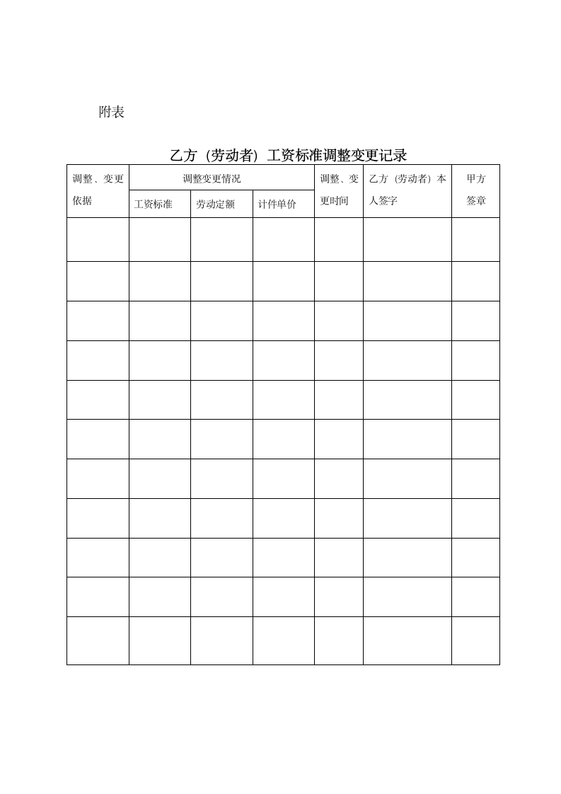 劳动合同示范文本含附表-山东省劳动和社会保障厅制.doc第9页