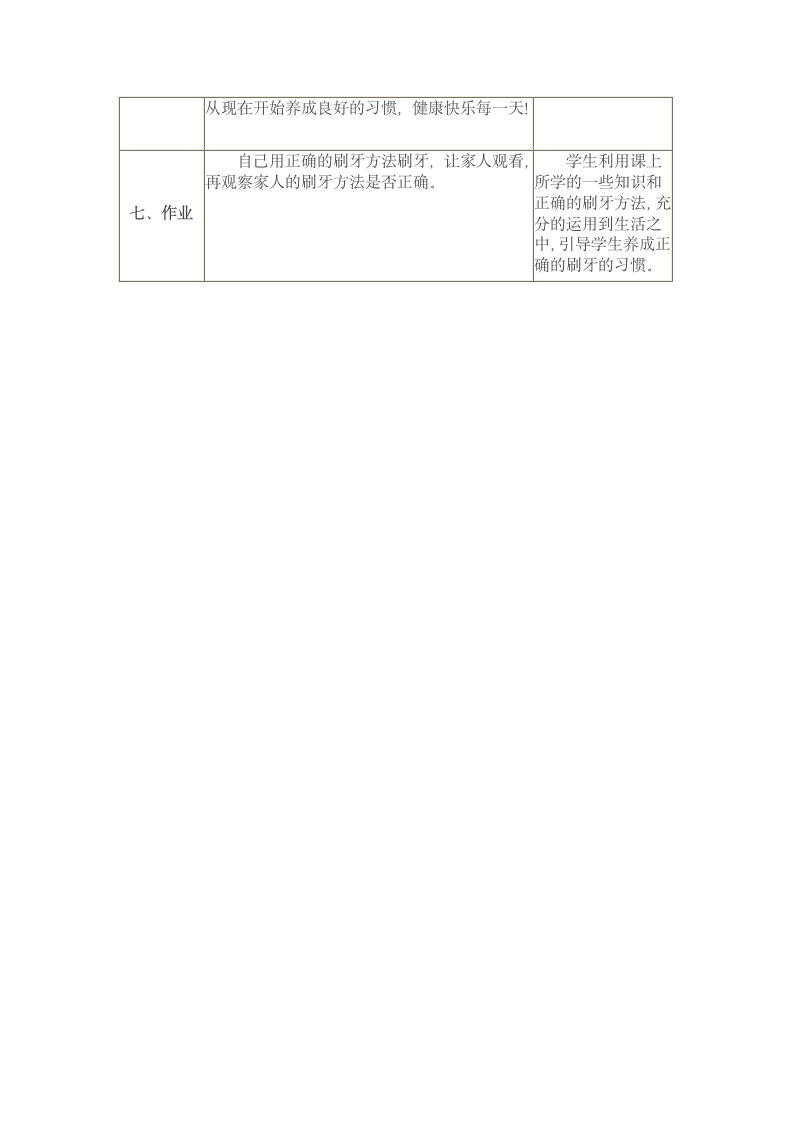 通用版一年级体育 怎样保护好牙齿 教案.doc第3页