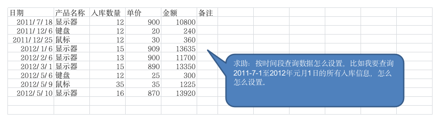 按时间段查询第1页