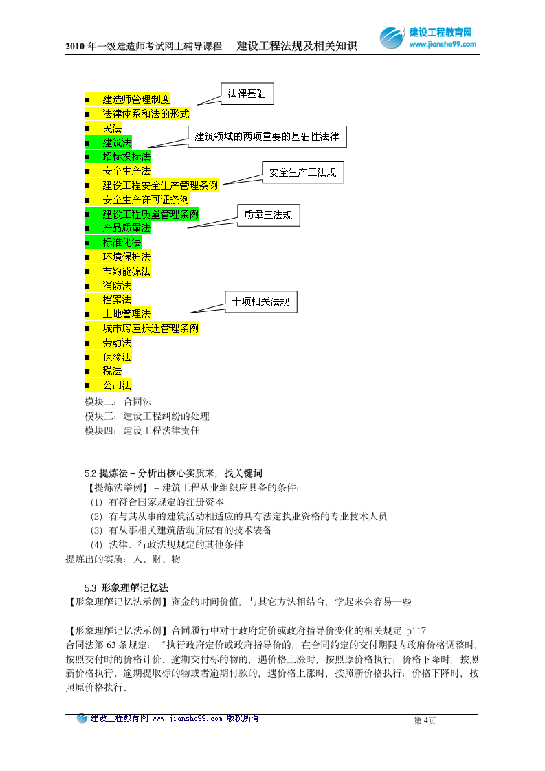 一级建造师学习方法与考试技巧(筑龙网)第4页