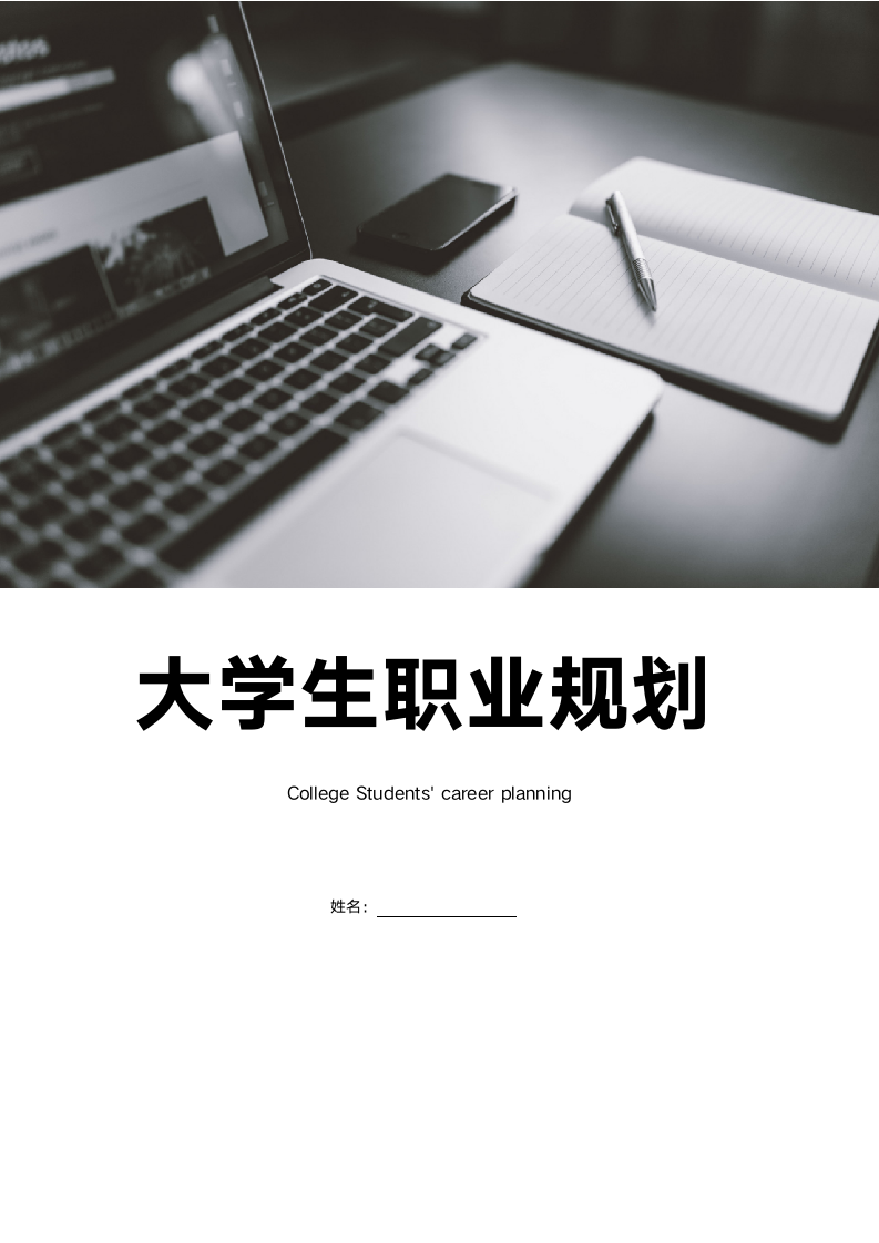 【职业规划】大学生职业规划书范例.doc第1页