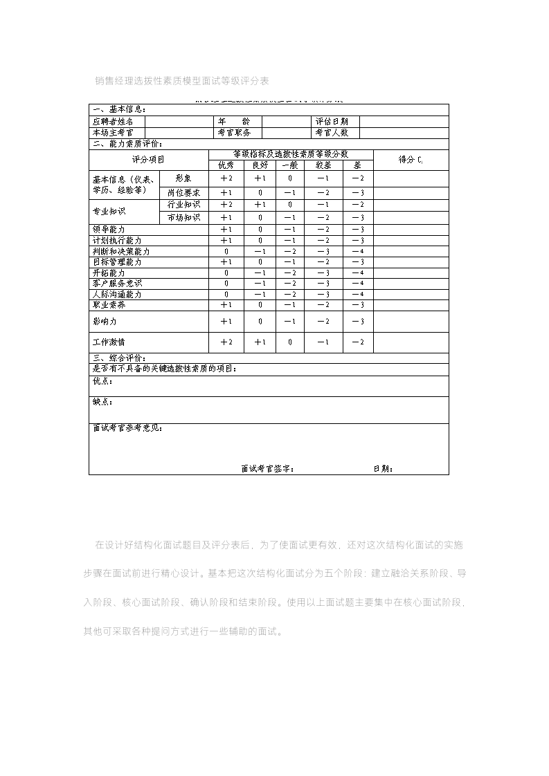 员工招聘中结构化面试的设计与应用.doc第9页