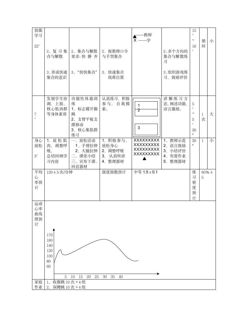 队形队列（教案）体育四年级上册.doc第2页