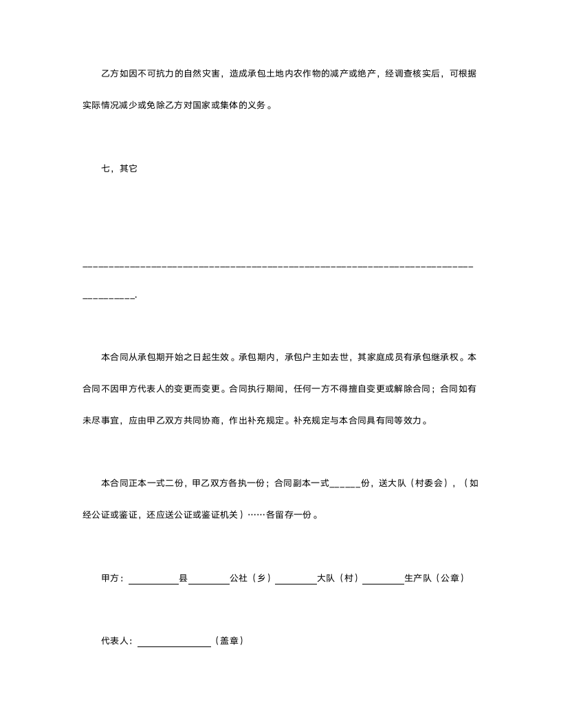 土地联产承包合同.doc第5页