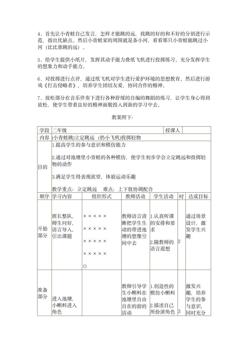 体育与健康人教1～2年级全一册 跳跃 教学设计.doc第2页