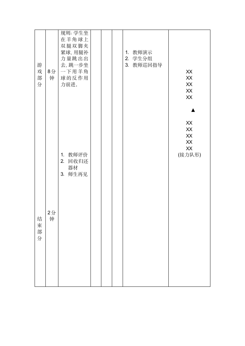 体育与健康人教1～2年级全一册足球绕杆练习教案.doc第3页