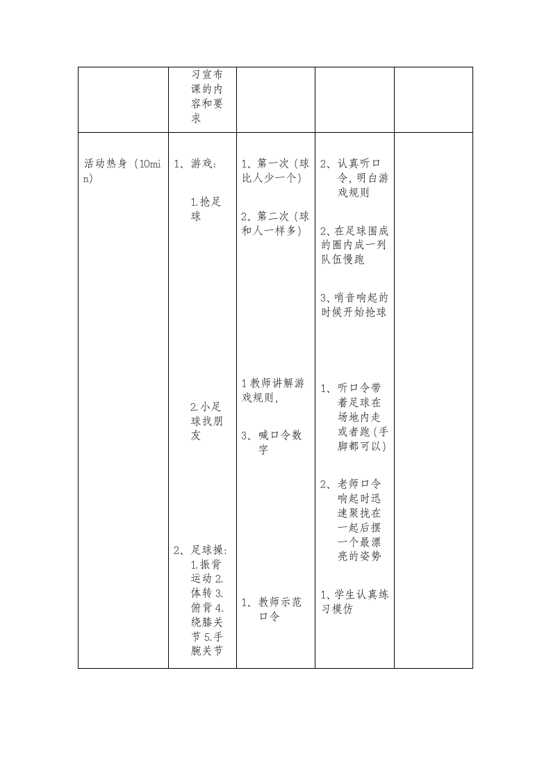 体育与健康人教1～2年级全一册小足球（踩球）教案.doc第2页