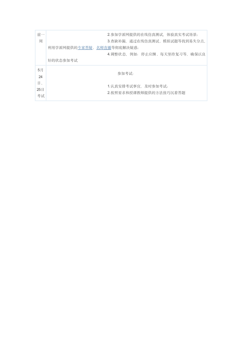 二级建造师时间安排表第2页