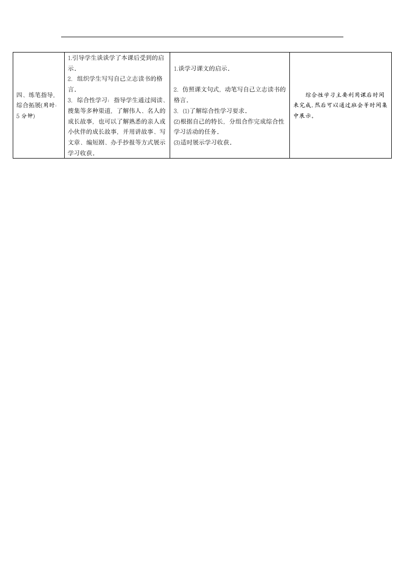 22《为中华之崛起而读书》导学案（表格式2课时）.doc第3页