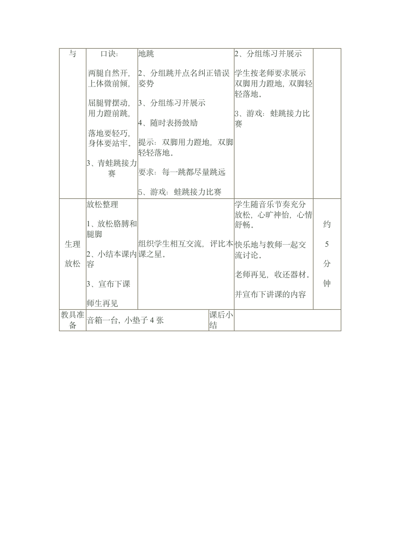 小学体育《立定跳远》教学设计和.docx第4页