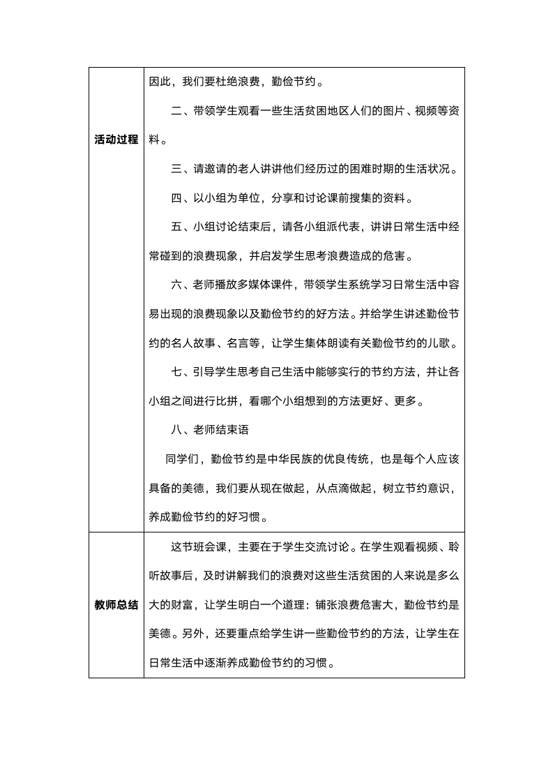 主题班会《勤俭节约》教案+活动材料.doc第2页