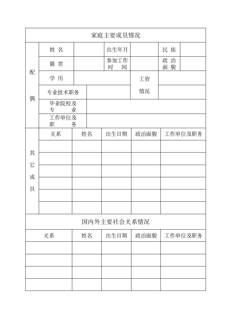 职工干部履历表.docx第11页