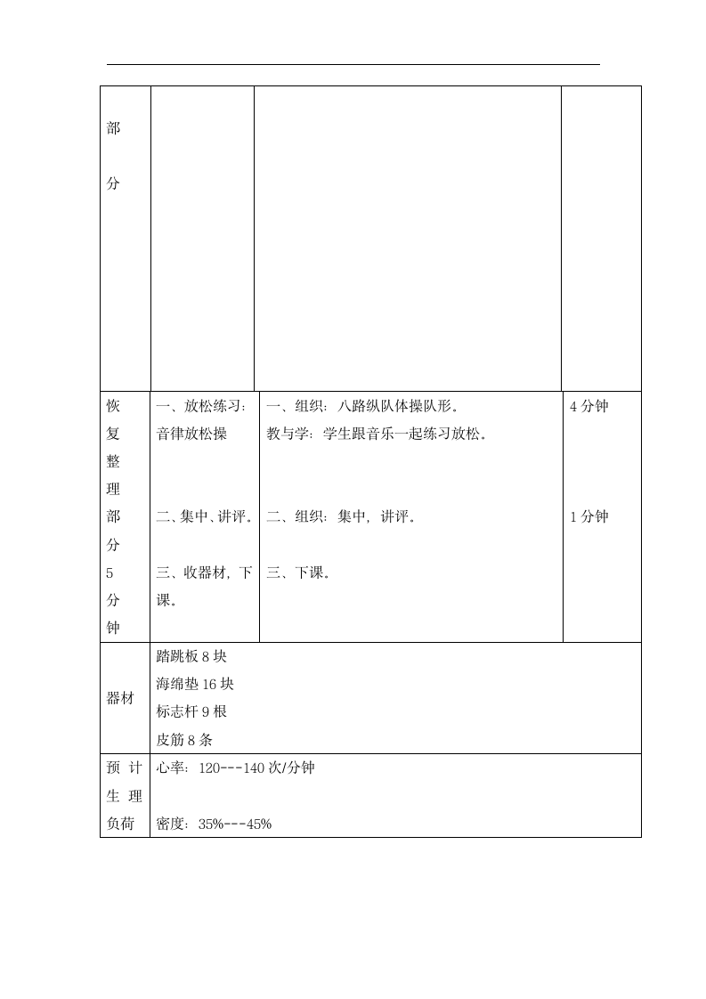 五年级体育蹲踞式跳远 教案  全国通用.doc第4页