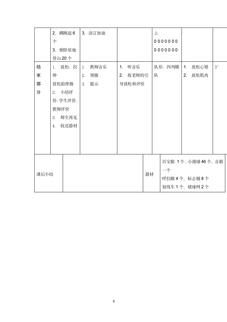 体育与健康人教六年级全一册小排球教案.doc第5页