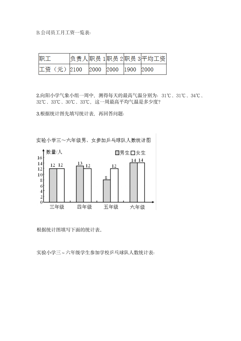 西师大版四年级下册数学第八单元 平均数 同步练习题（含答案）.doc第4页