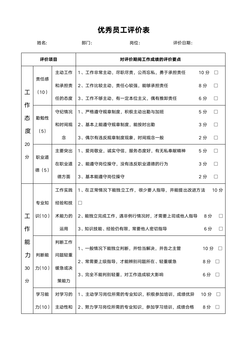 优秀员工评选制度含流程图.docx第8页