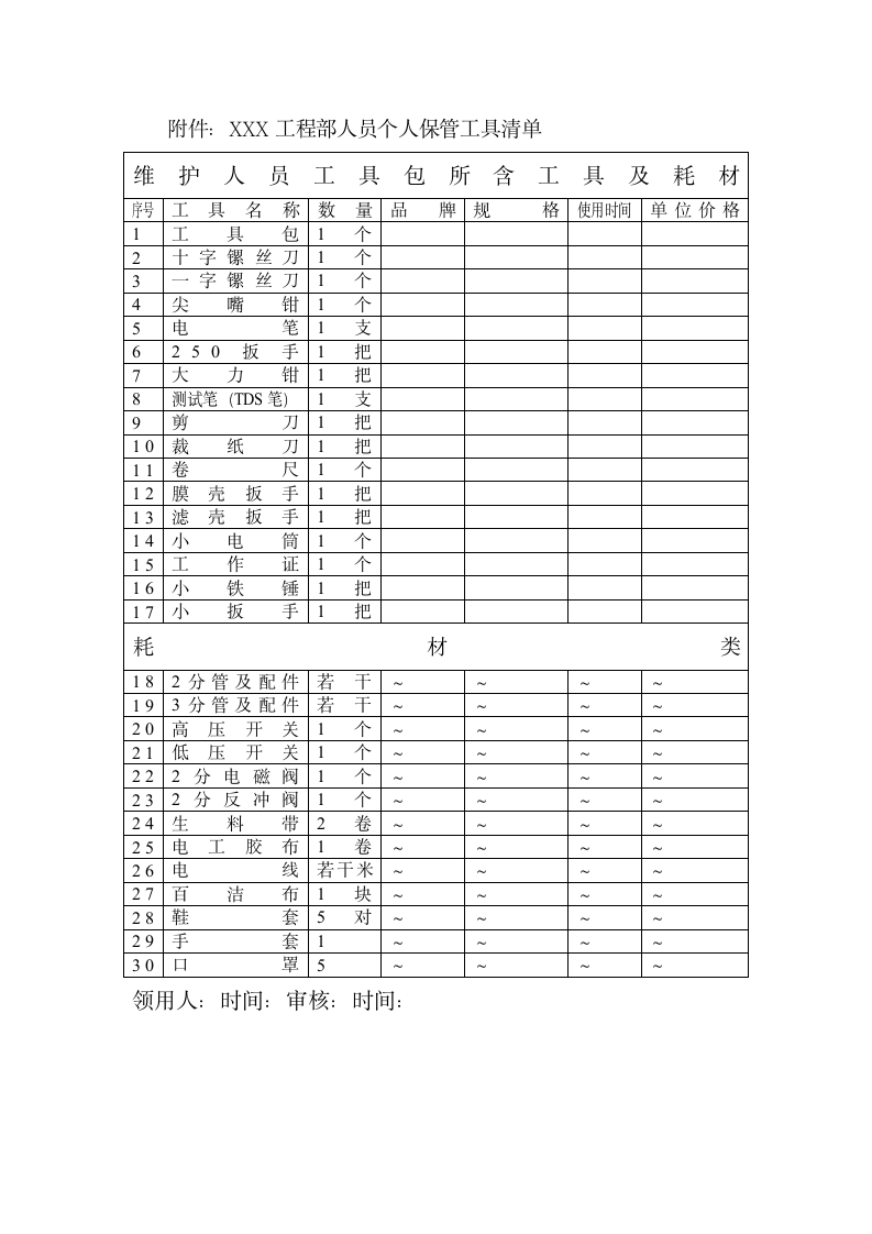 XX科技公司工具管理制度规定.doc第3页