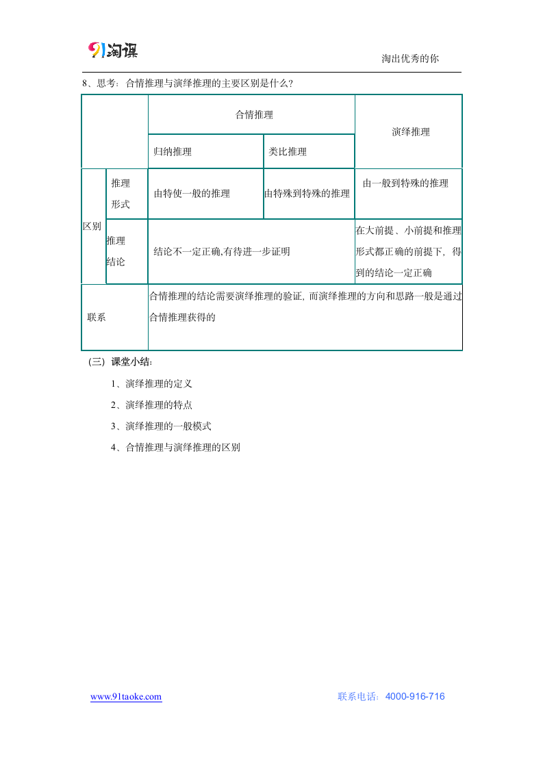 数学-人教A版-选修2-2-教学设计5：2.1.2 演绎推理.doc-第二章 推理与证明-教学设计.doc第4页