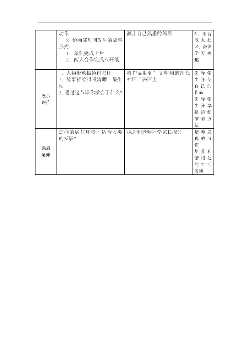 岭南版三年级美术上册《9. 我的好邻居》教学设计.doc第2页