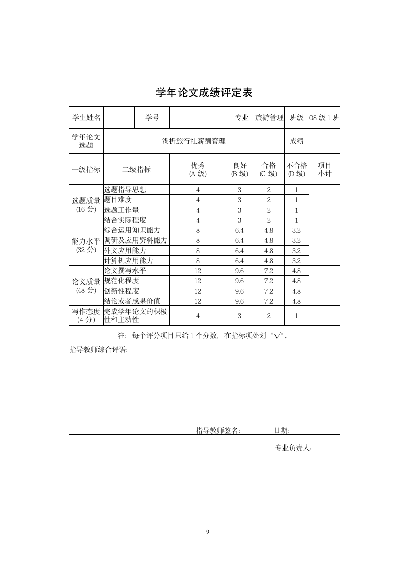 浅析旅行社薪酬管理.doc第13页