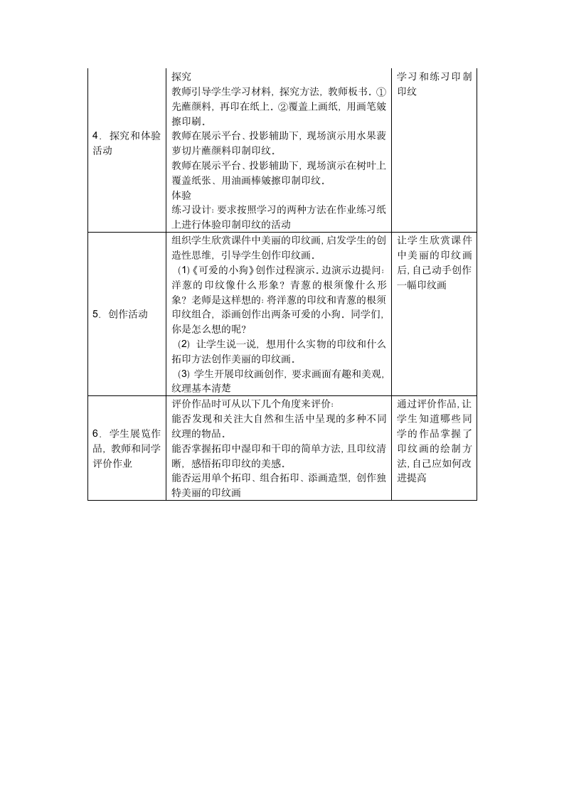 一年级上美术 6美丽的印纹 教案 人教版.doc第2页