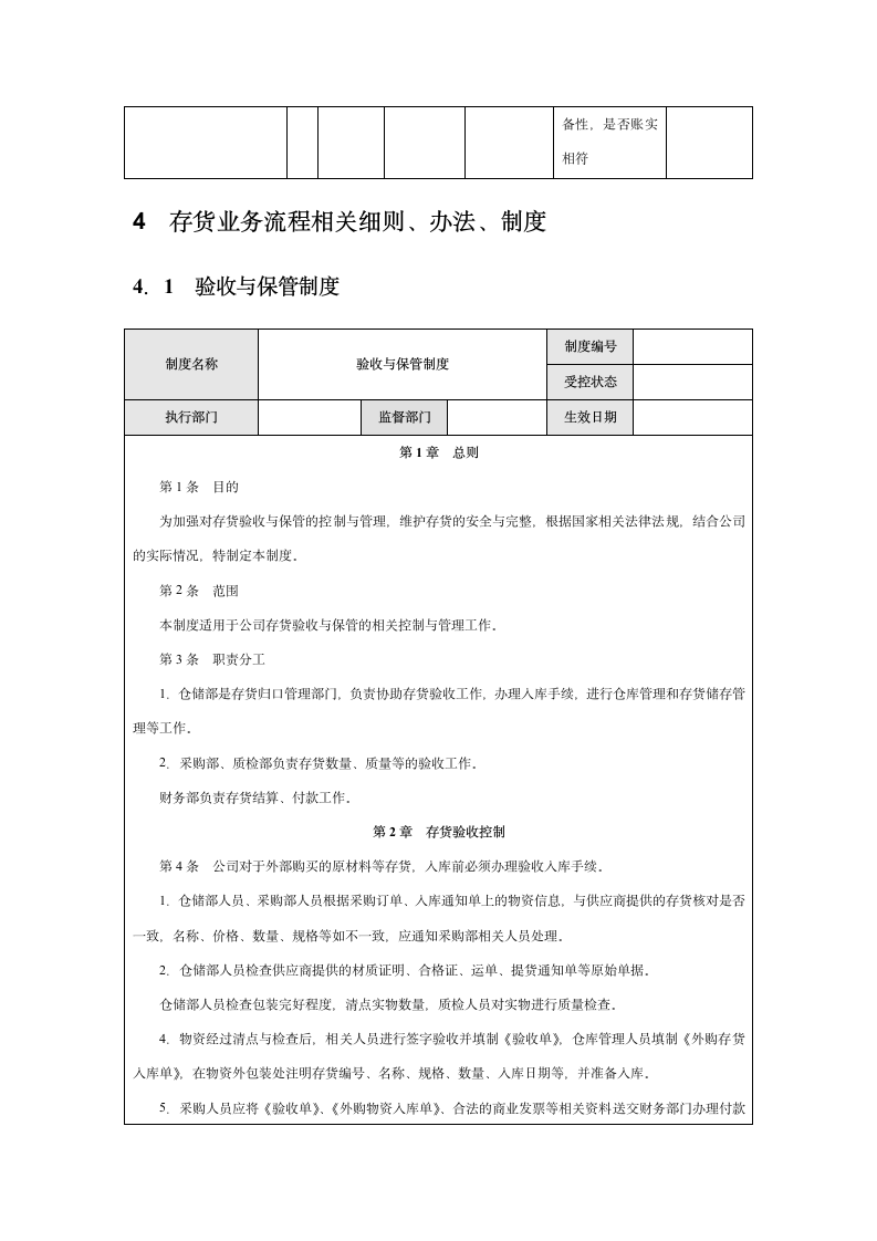 公司存货内部控制实施细则.docx第4页