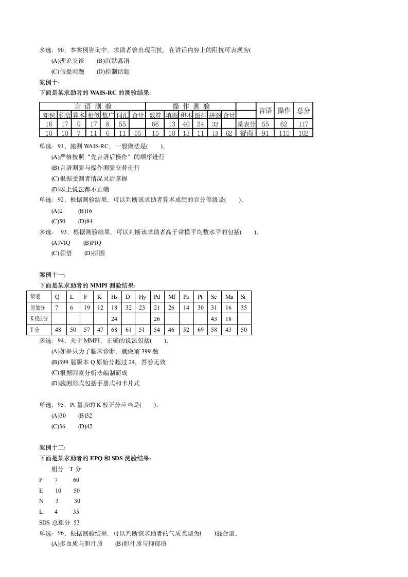 资格认证-国家三级心理咨询师资格考试.doc第10页