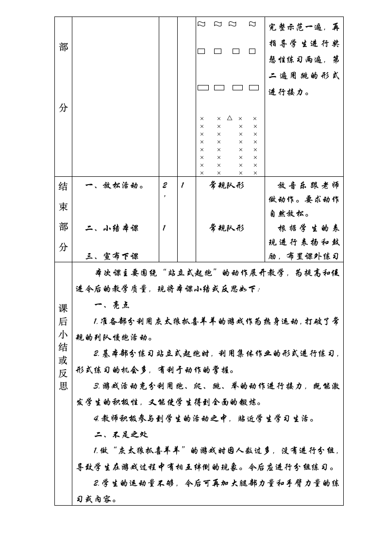 二年级体育 站立式起跑  教案 全国通用.doc第4页