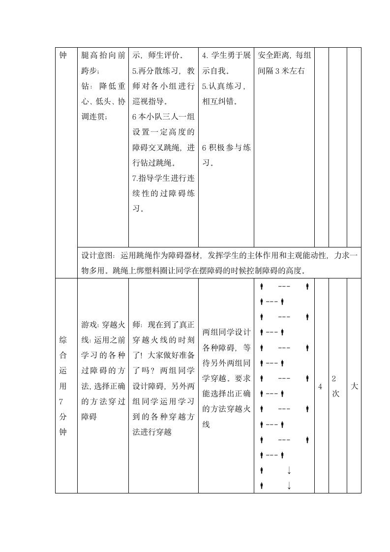 六年级上册体育教案-障碍跑 全国通用.doc第3页