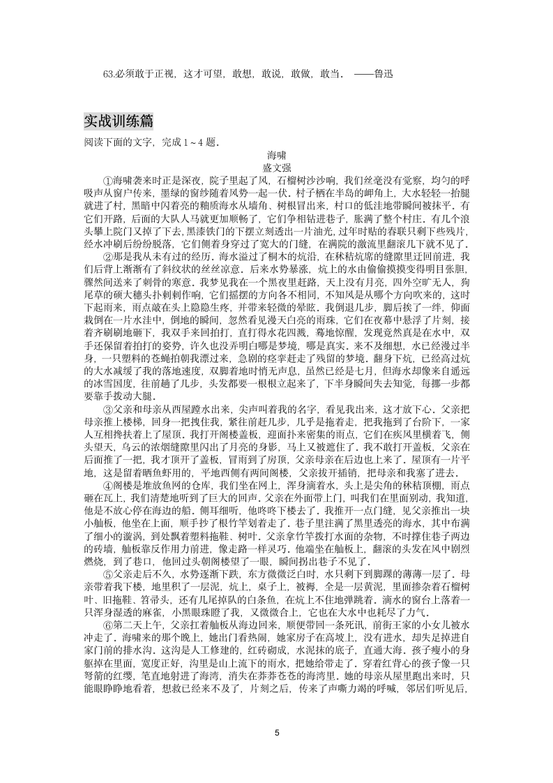 2023届高三语文核心素养新学案91(含答案）.doc第5页