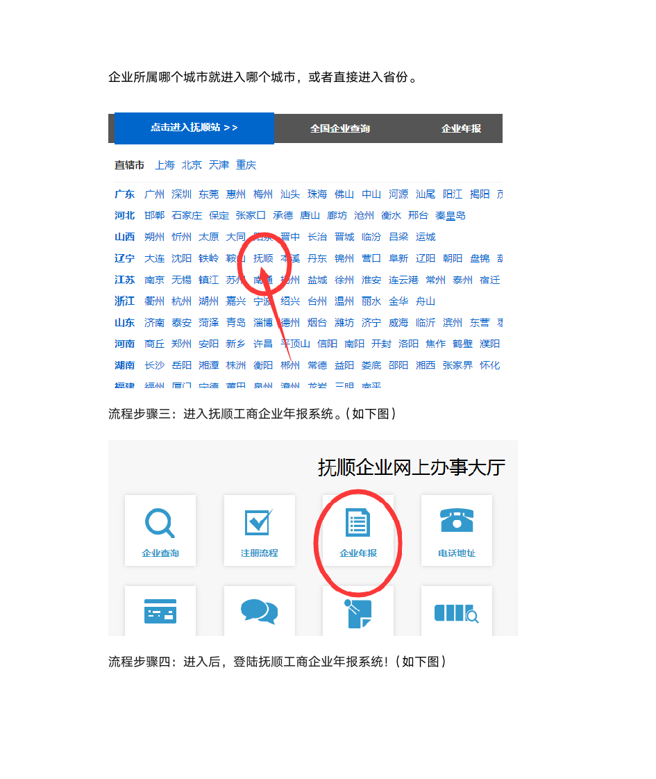 抚顺工商局营业执照年检网上申报入口查询第2页